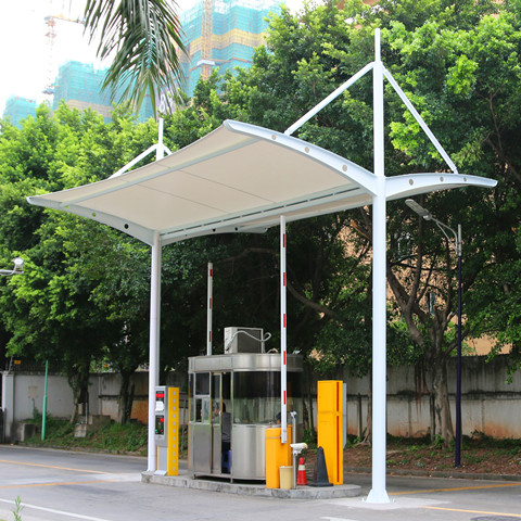 崗?fù)こ鋈肟谑召M膜結(jié)構(gòu)雨棚