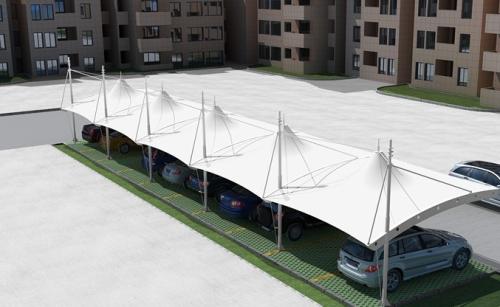 膜結(jié)構(gòu)車棚的安裝特點(diǎn)是什么?