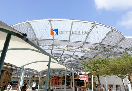 膜結(jié)構(gòu)遮陽棚?的造型有哪幾種基本形式？